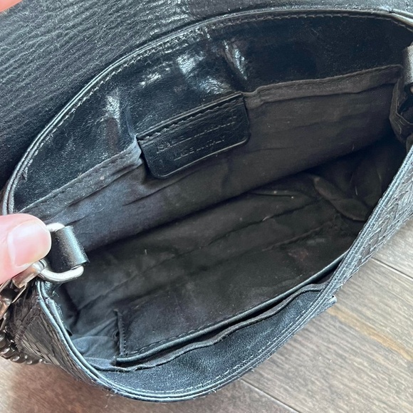 Isabel marant black leather python bag - Picture 4 of 7